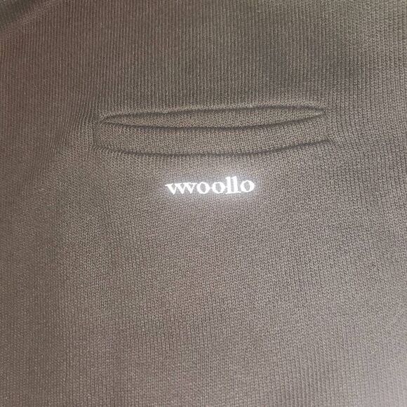 NWT VWOOLLO Women's 100% Cotton Double Layer X Heavy Weight Hoodie Size XL - Picture 8 of 12